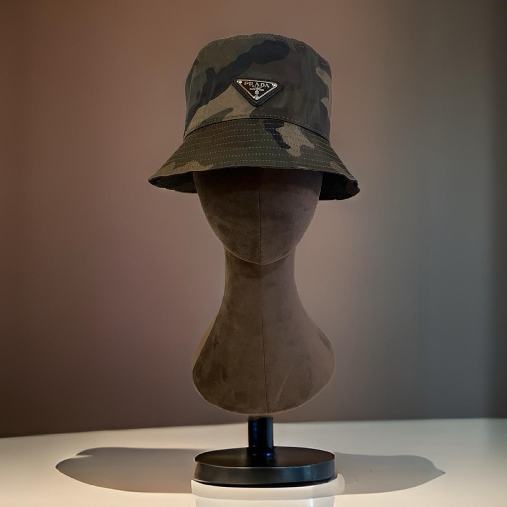 Camouflage nylon bucket hat - Picture 5 of 5